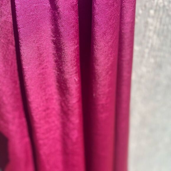 Free People Look into the sun gown in Azalea size small Elegant Pink Satin Gown - Picture 11 of 12